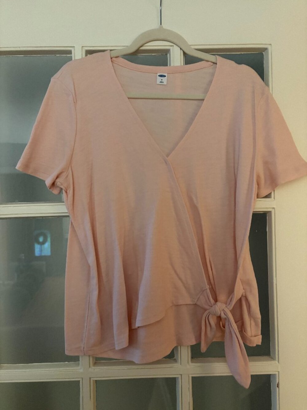 Old Navy Pink Wrap Top